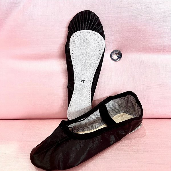 Sapatilha de Meia-Ponta Korino - Marca Art Dança - Cor Preta