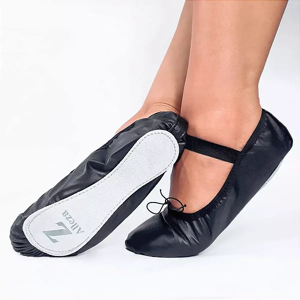 Sapatilha de Meia-Ponta Korino - Alleza - Cor Preta