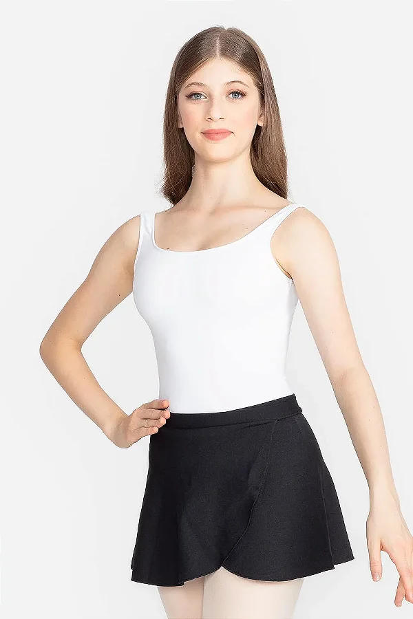 Saia Transpassada em Helanquinha Adulto (Só Dança)