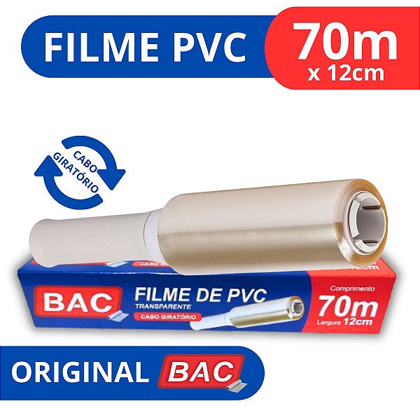 Filme Pvc Plástico Cabo Giratório 70 Metros Tattoo Volante Estética