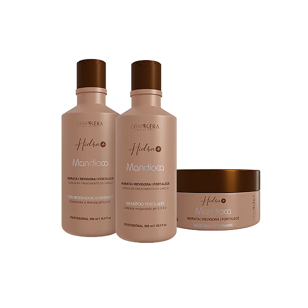 Kit Hidratante Hidramais Mandioca Grankera
