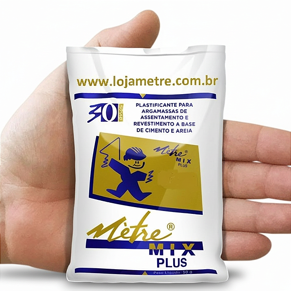 Aditivo Argamassa Metre Mix Plus 10 Unidades