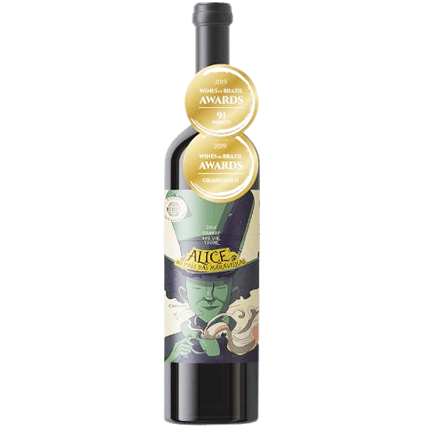 Vinho Tinto Alice No País das Maravilhas Chapeleiro Maluco