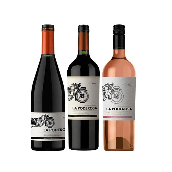 Kit Vinhos La Poderosa Argentina Bodega Del Fin del Mundo