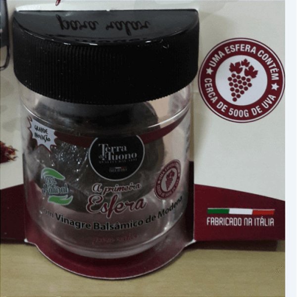 Aceto Balsâmico de Modena IGP em Esfera 75g para Ralar