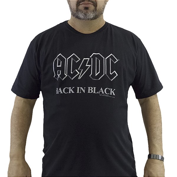 Camiseta AC DC Back In Black