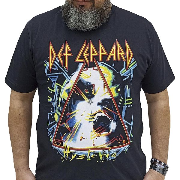 Camiseta Def Leppard Hysteria