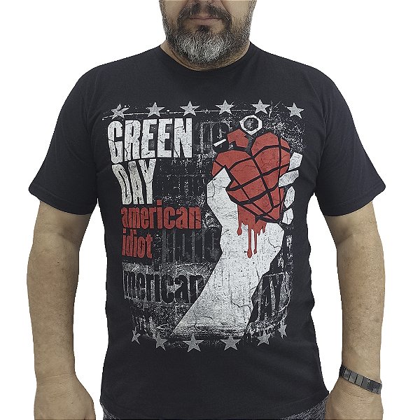 Camiseta Green Day American Idiot