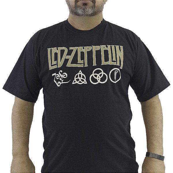 Camiseta Logo Led Zeppelin