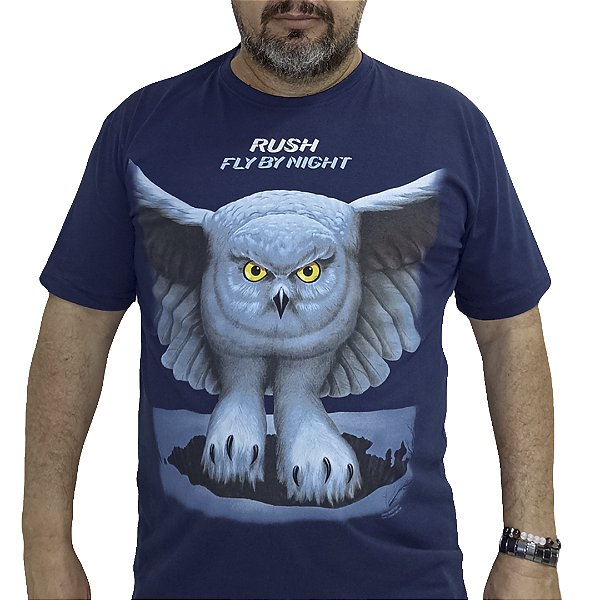 Camiseta Azul Rush Fly By Nigth