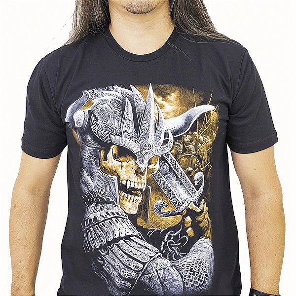 Camiseta Caveira Viking