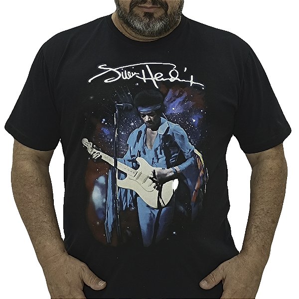 Camiseta Jimi Hendrix Show Guitarra