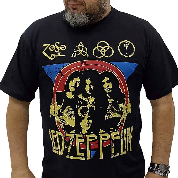 Camiseta Led Zeppelin Banda