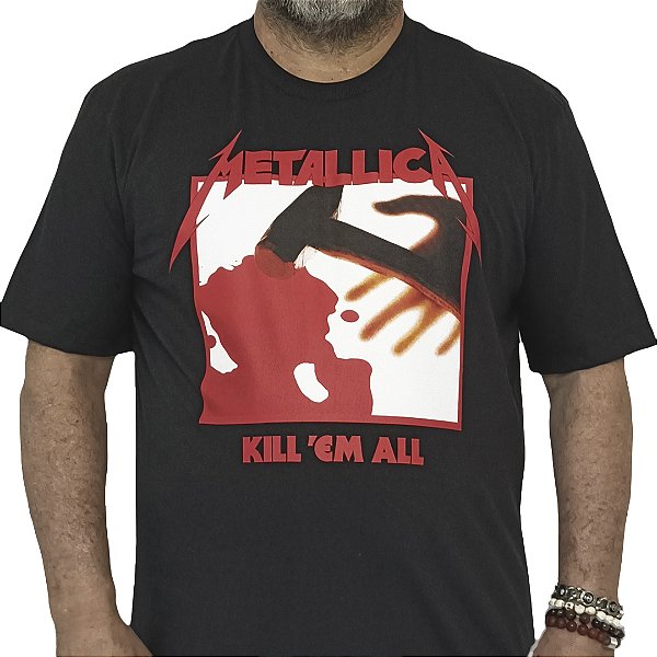 Camiseta Plus Size Metallica Kill 'Em All