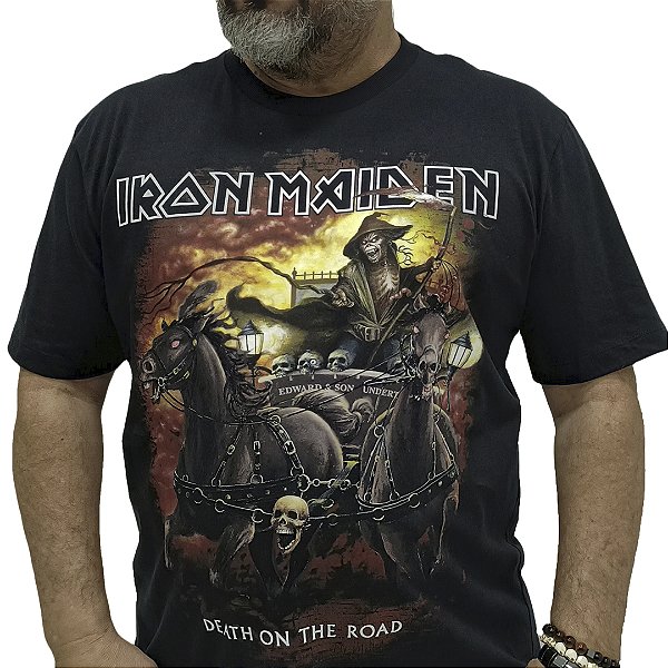 Camiseta Iron Maiden Death On The Road