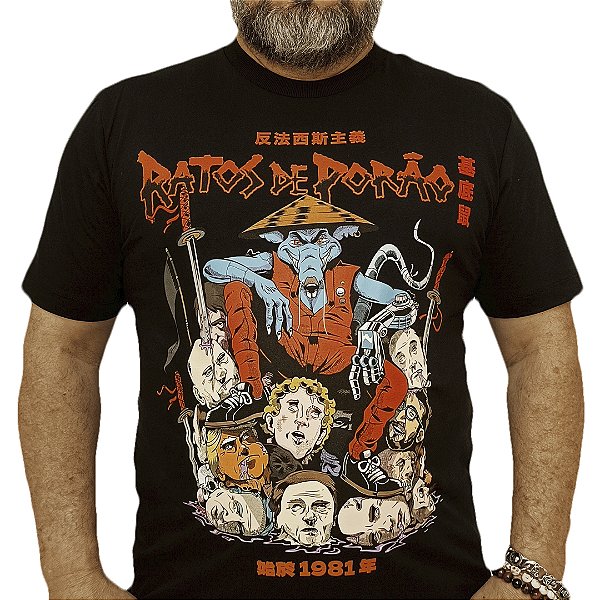 Camiseta Ratos de Porão China High Tech