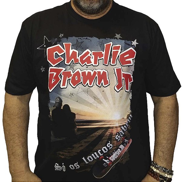 Camiseta Charlie Brown Só os Loucos Sabem