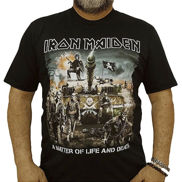 Camiseta Iron Maiden A Matter Of Life And Death