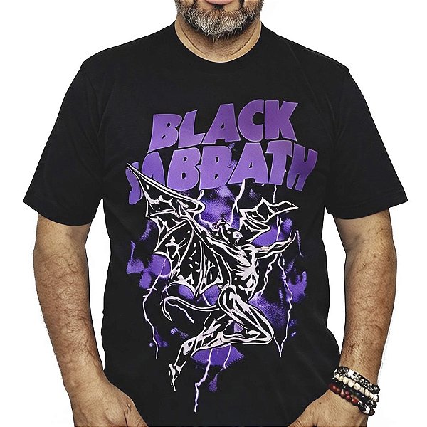 Camiseta Black Sabbath Henry Purple