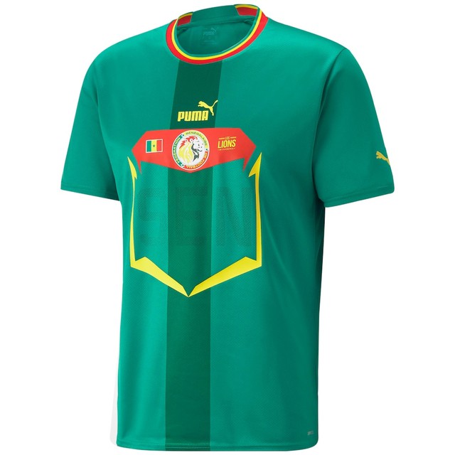 Nova Camisa Senegal 2 Verde Torcedor Masculina 2022 / 2023