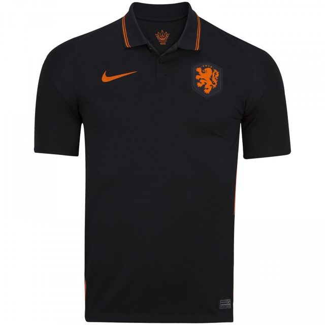 Camisa Holanda Preta 2 Torcedor Masculina 2021