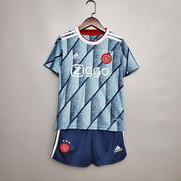 Kit Infantil Ajax 2 Camisa e Short  2020 / 2021