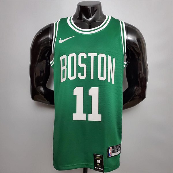 Regata Basquete NBA Boston Celtics Irving 11 Verde Edição Jogador Silk