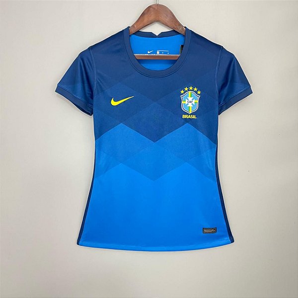 Camisa Feminina Brasil 2 Azul 2021