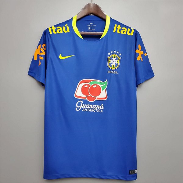 Camisa Brasil treino azul - 021 Sport, Maior Variedade de Camisas de  Futebol