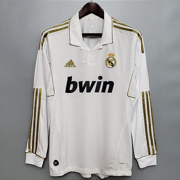 Camisa Manga Comprida Real Madrid Retrô 2011 / 2012