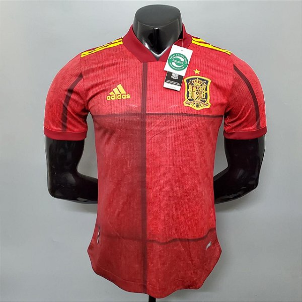 Camisa Edição Jogador Espanha 1 Vermelha 2021