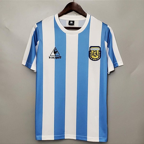 Camisa Argentina 1 Retrô 1986