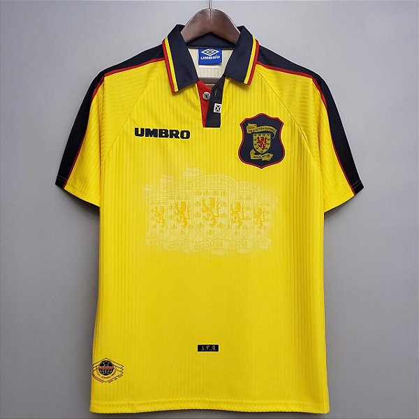 Camisa Escócia Amarela Retrô 1996 / 1998