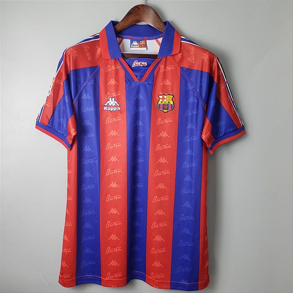 Camisa Barcelona 1 Retrô 1996 / 1997