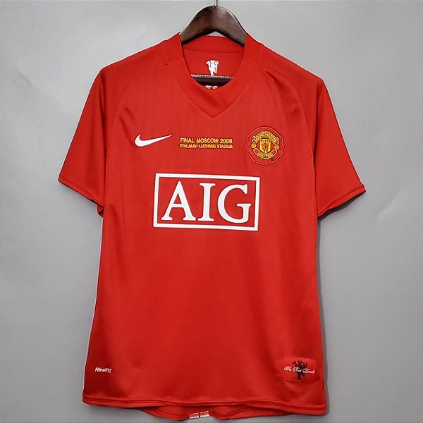 Camisa Manchester United 1 Retrô 2007 / 2008