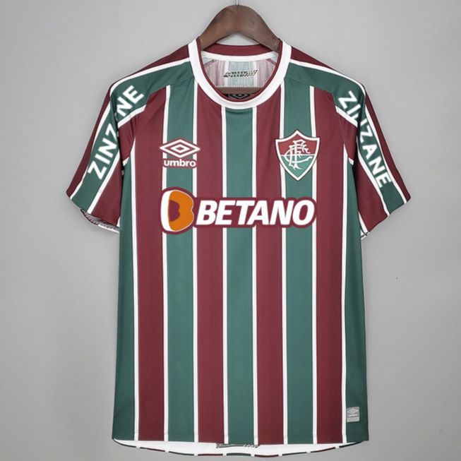 Camisa Fluminense 1 Com Todos Patrocínios Torcedor Masculina 2021 / 2022