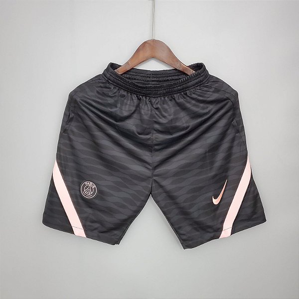 Short PSG Preto Treino Masculino 2021 / 2022