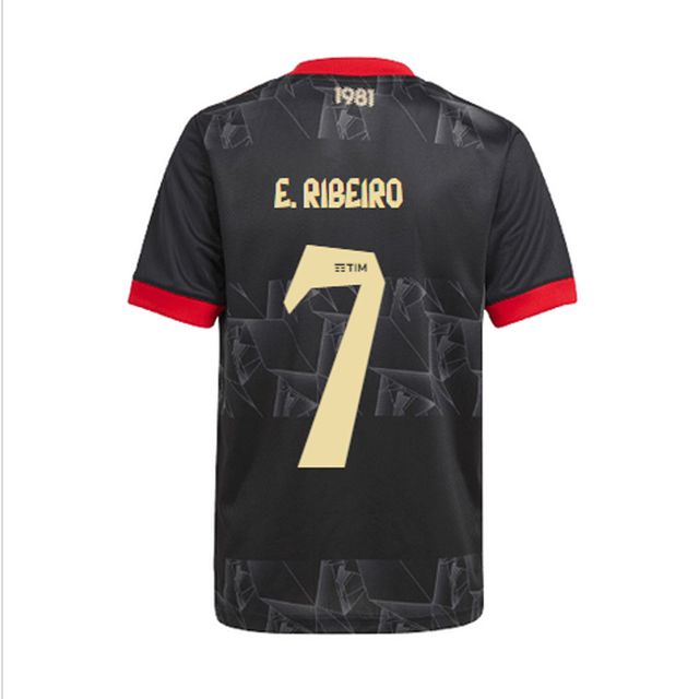 Camisa Flamengo 3 E. Ribeiro 7 Torcedor 2021 / 2022