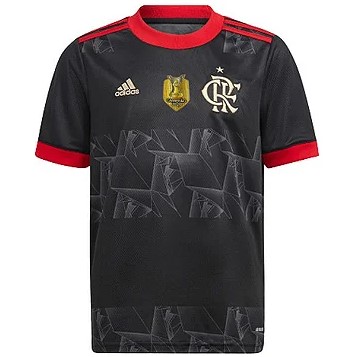 Camisa Flamengo 3 Com Patch Brasileirão Torcedor Masculina 2021 / 2022