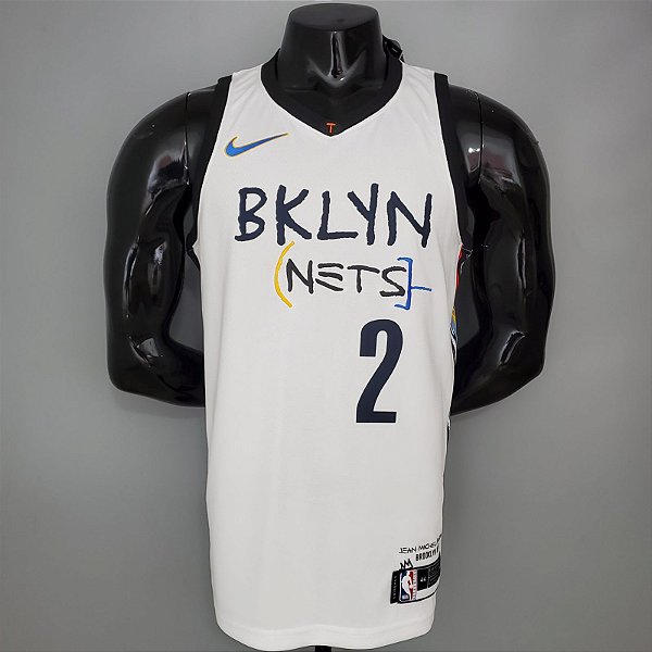 Regata Basquete NBA Brooklyn Nets Griffin 2 Branca Edição  Jogador Silk