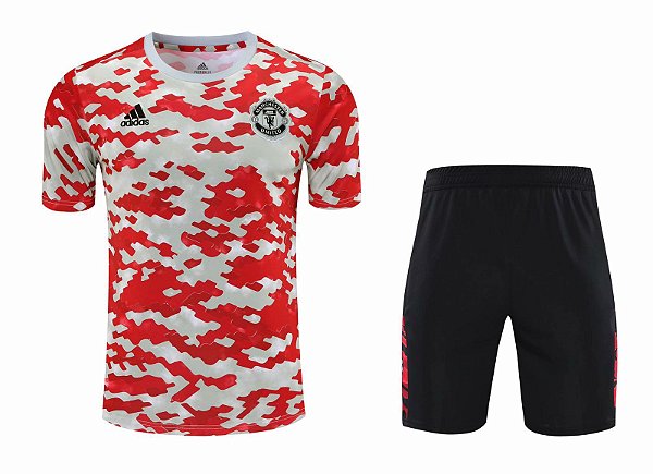 Kit Treino Conjunto Treino Manchester United 2021 / 2022