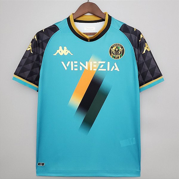 Camisa Venezia Goleiro Azul Torcedor Masculina 2021 / 2022