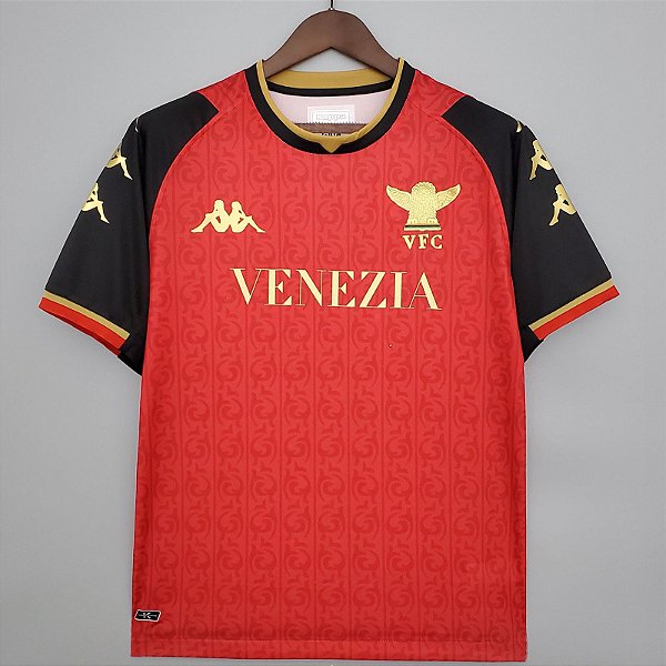 Camisa Venezia Goleiro Vermelha Torcedor Masculina 2021 / 2022