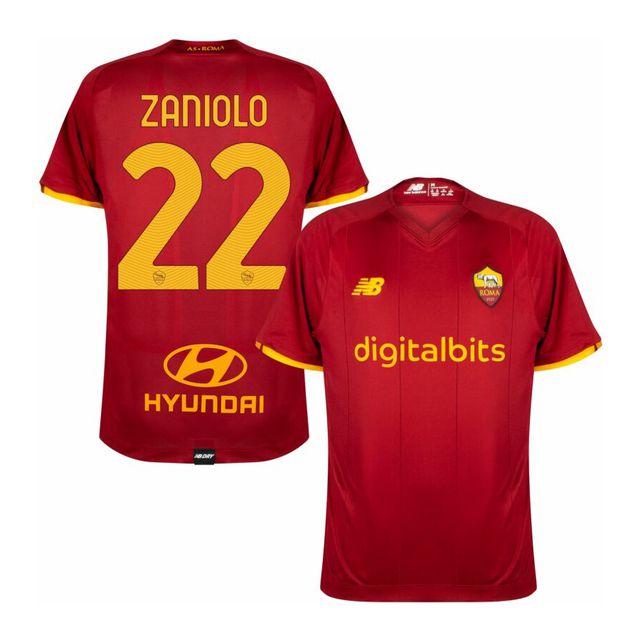 Camisa Roma 1 Zaniolo 22 Torcedor 2021 / 2022