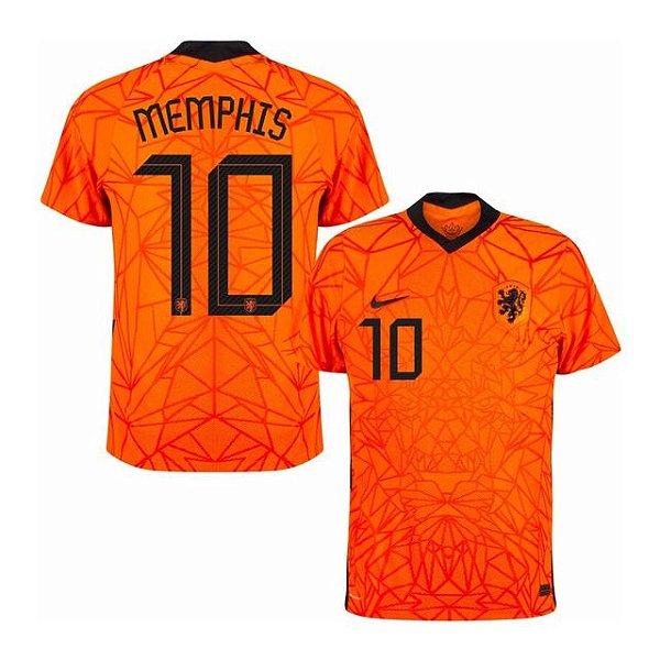Camisa Holanda 1 Memphis 10 Torcedor 2021 / 2022