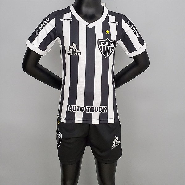 kit-infantil-atletico-mineiro-1-camisa-e-short-2021-/-2022 - 021 Sport Store