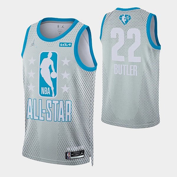 Regata Basquete NBA All Star Butler 22 Edição Jogador Silk