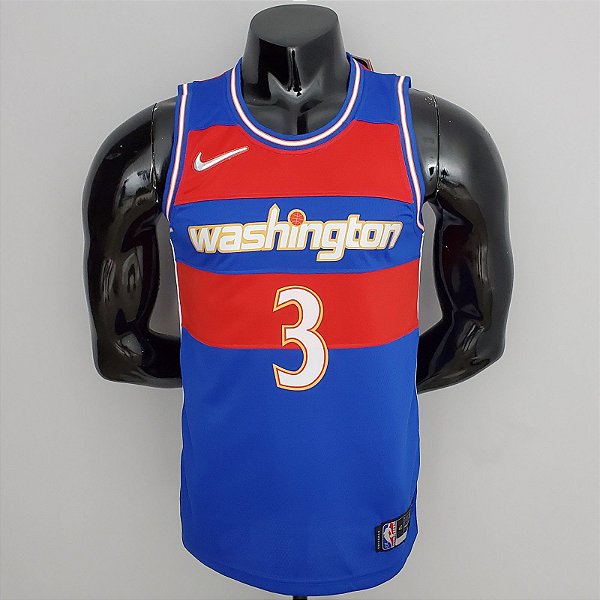 Regata Basquete NBA Washington Wizards Beal 3 Edição Jogador Silk 2022