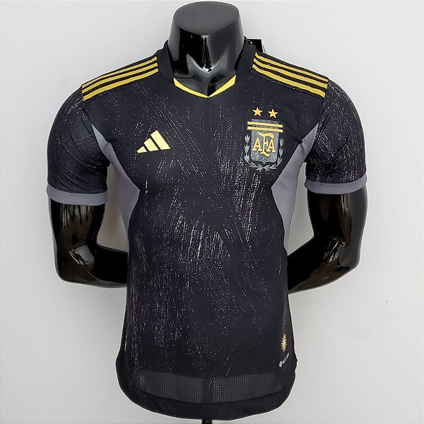 Nova Camisa Edição Jogador Argentina Preta 2022 - 021 Sport, Maior  Variedade de Camisas de Futebol