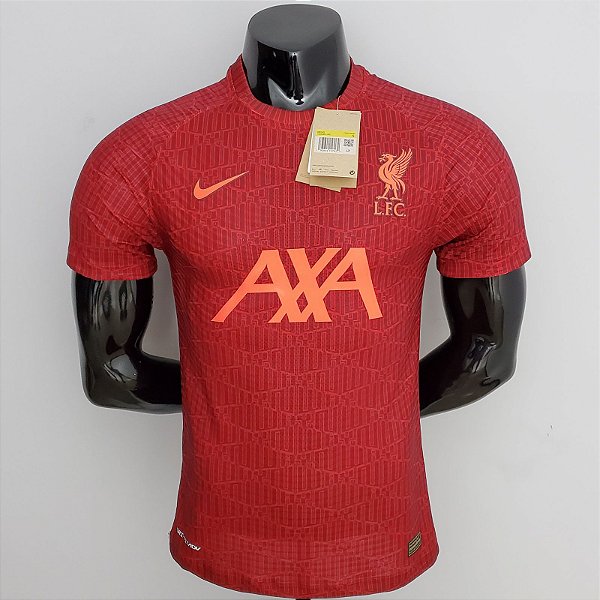 Nova Camisa Edição Jogador Liverpool Treino Vermelha 2022 / 2023